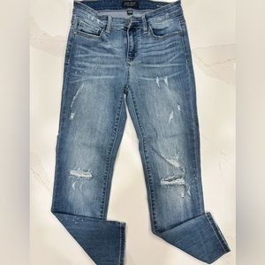 Relaxed Fit Distressed Jeans - EUC